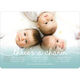 Script Three's A Charm Triplets Photo Birth Announcements Image 4 of 5